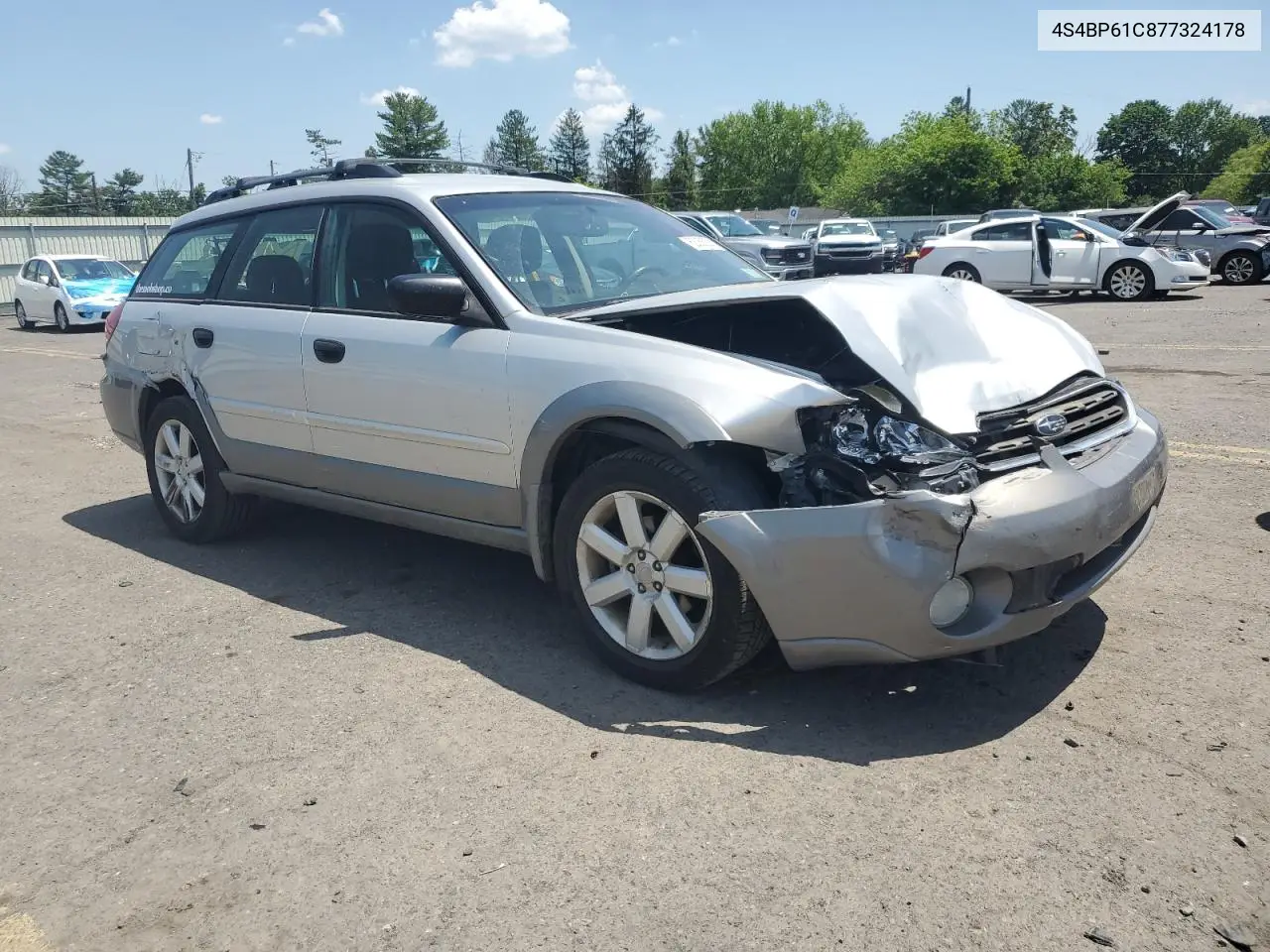 2007 Subaru Outback Outback 2.5I VIN: 4S4BP61C877324178 Lot: 62058205