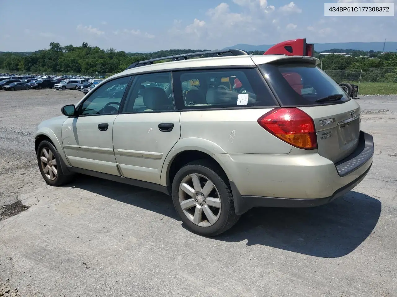 2007 Subaru Outback Outback 2.5I VIN: 4S4BP61C177308372 Lot: 62262355