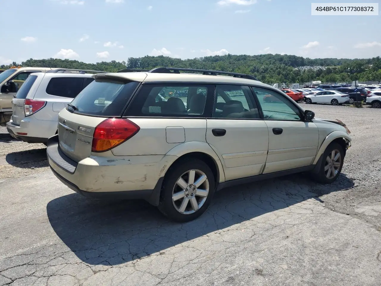 2007 Subaru Outback Outback 2.5I VIN: 4S4BP61C177308372 Lot: 62262355