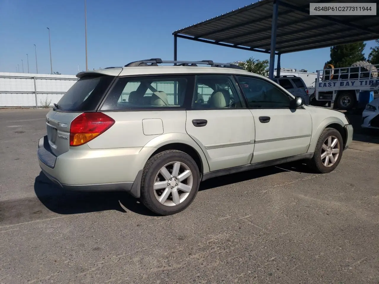 2007 Subaru Outback Outback 2.5I VIN: 4S4BP61C277311944 Lot: 62319295