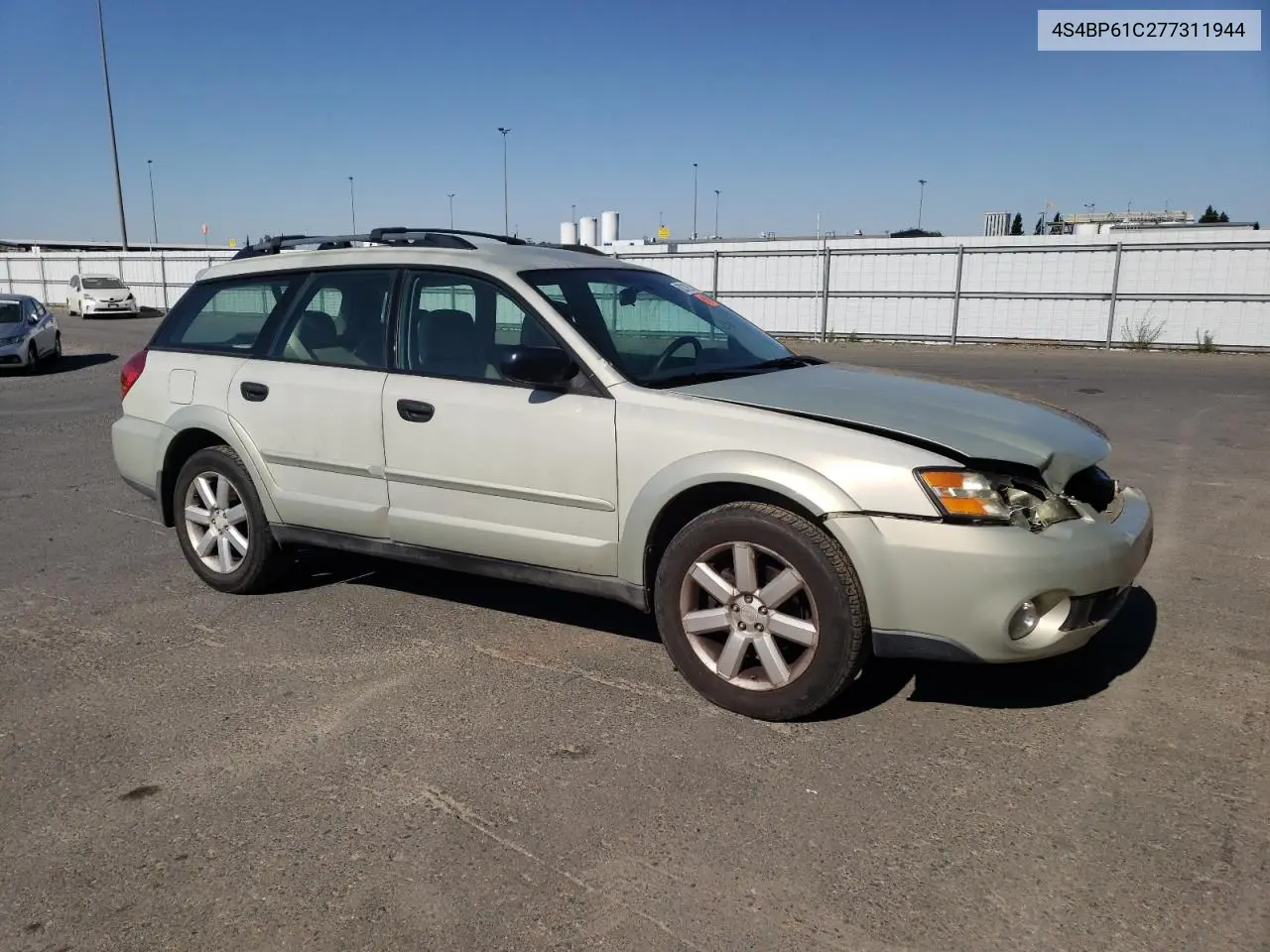 2007 Subaru Outback Outback 2.5I VIN: 4S4BP61C277311944 Lot: 62319295