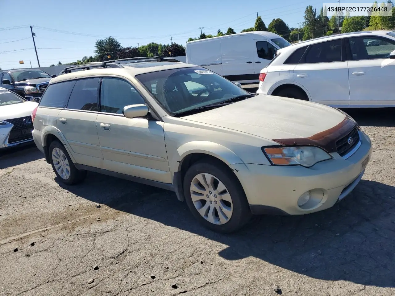 2007 Subaru Outback Outback 2.5I Limited VIN: 4S4BP62C177326448 Lot: 64499225