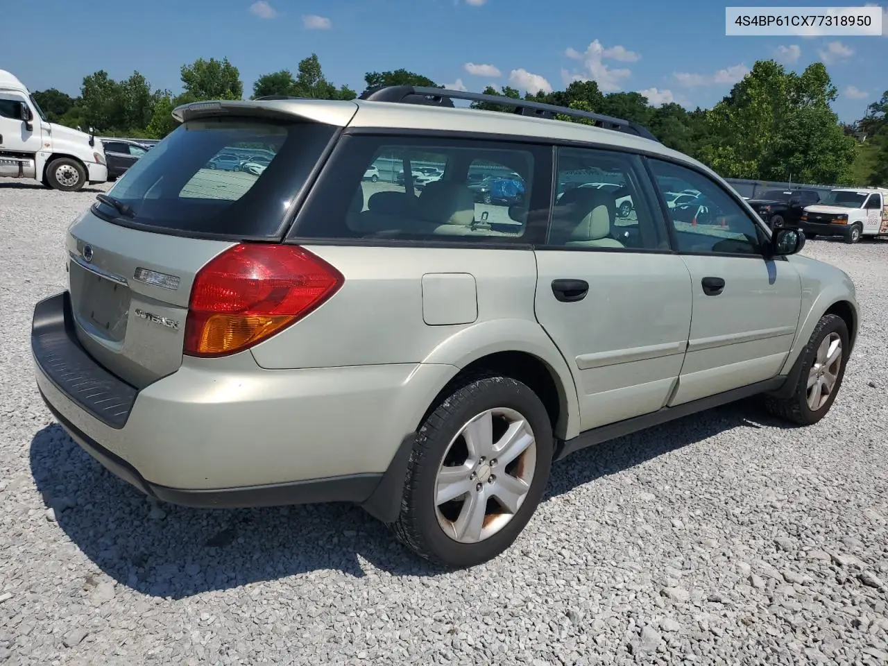 2007 Subaru Outback Outback 2.5I VIN: 4S4BP61CX77318950 Lot: 64672365