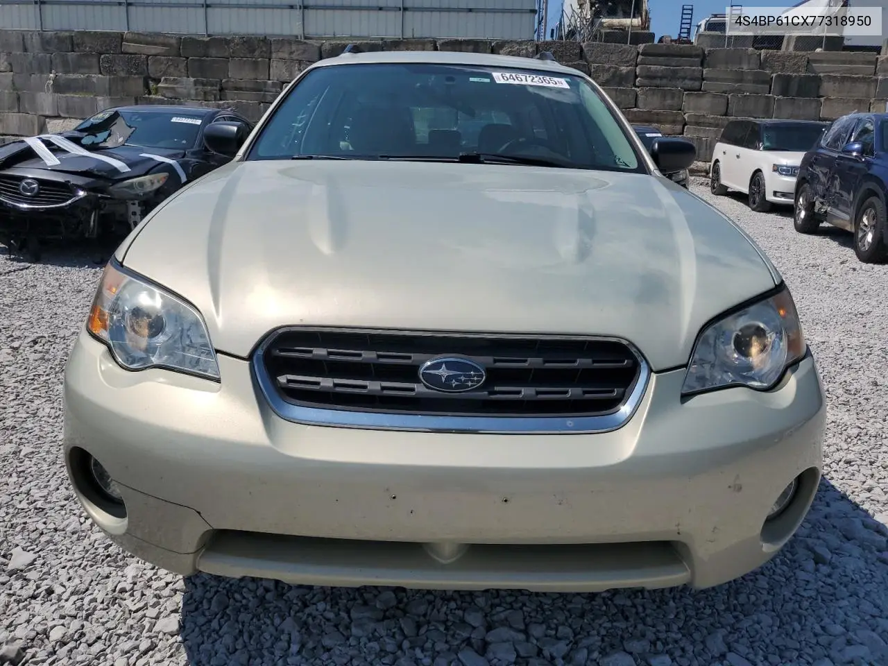 2007 Subaru Outback Outback 2.5I VIN: 4S4BP61CX77318950 Lot: 64672365