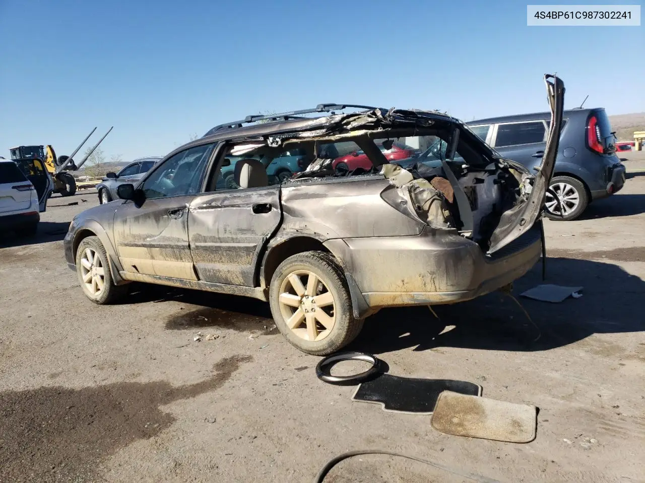 2008 Subaru Outback 2.5I VIN: 4S4BP61C987302241 Lot: 48252935