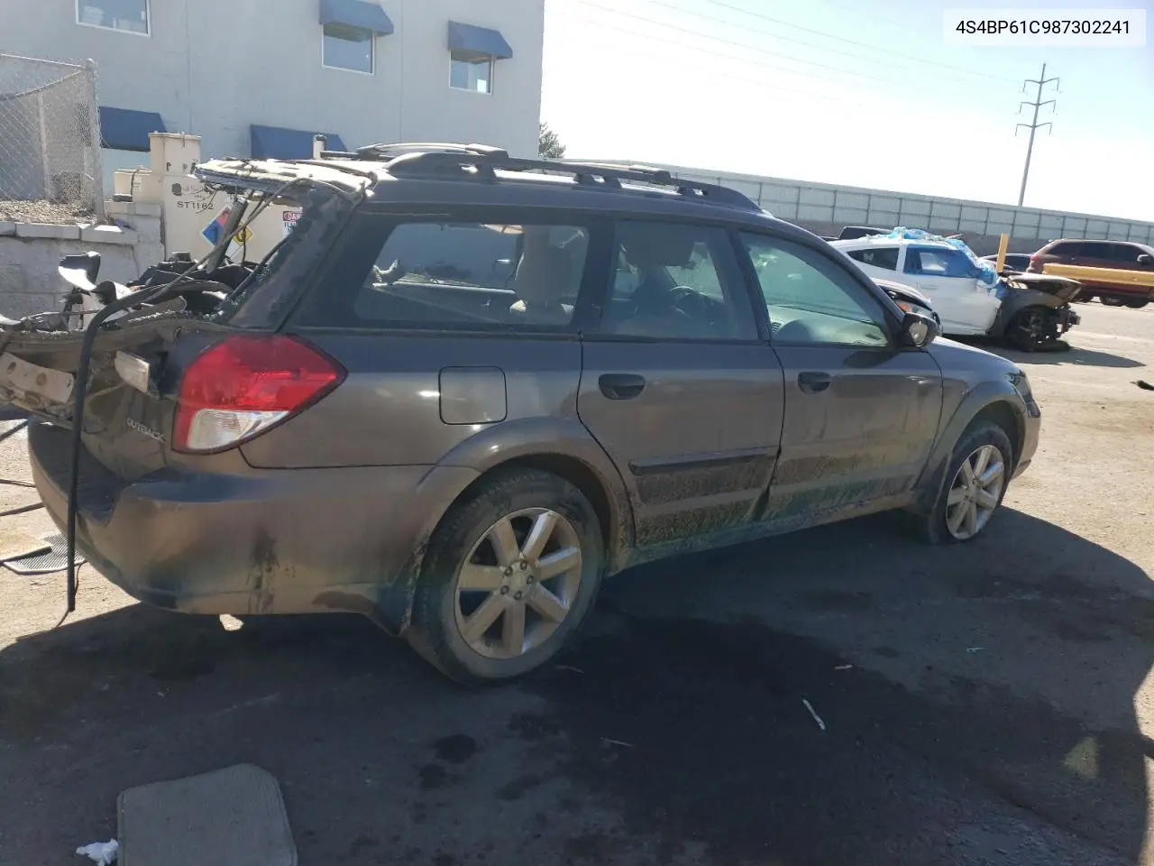 2008 Subaru Outback 2.5I VIN: 4S4BP61C987302241 Lot: 48252935