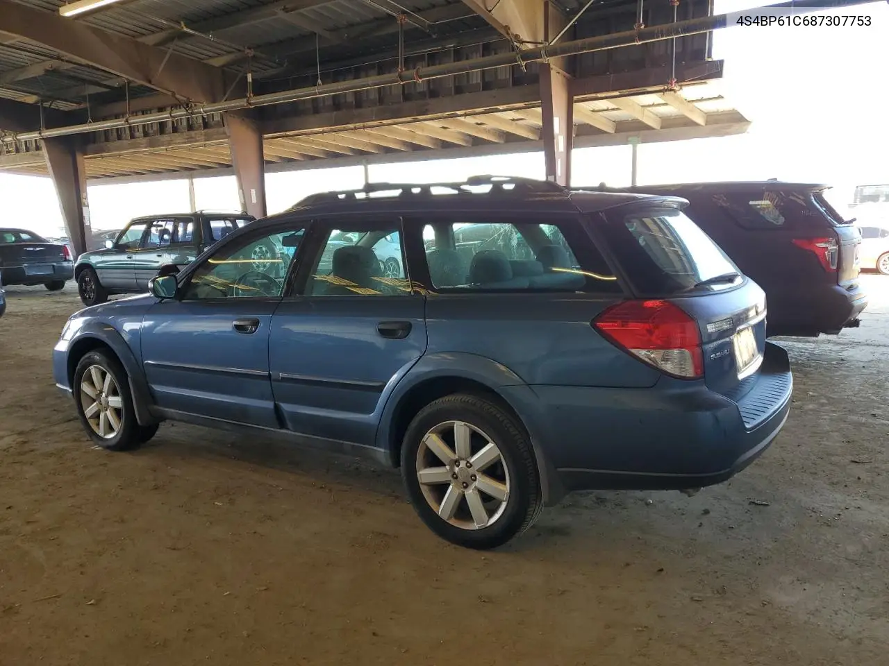 2008 Subaru Outback 2.5I VIN: 4S4BP61C687307753 Lot: 51367385