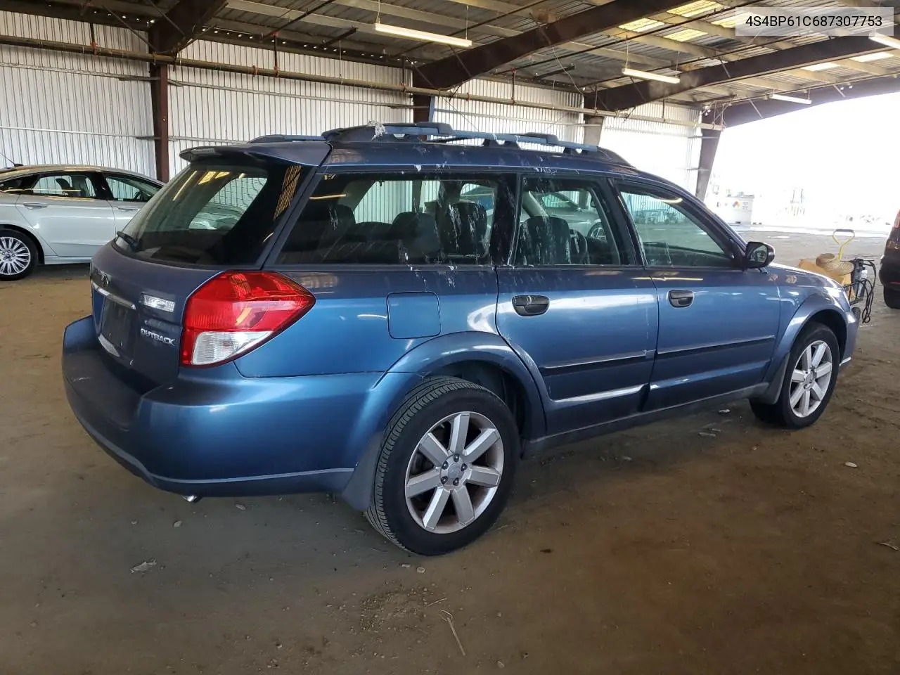 2008 Subaru Outback 2.5I VIN: 4S4BP61C687307753 Lot: 51367385