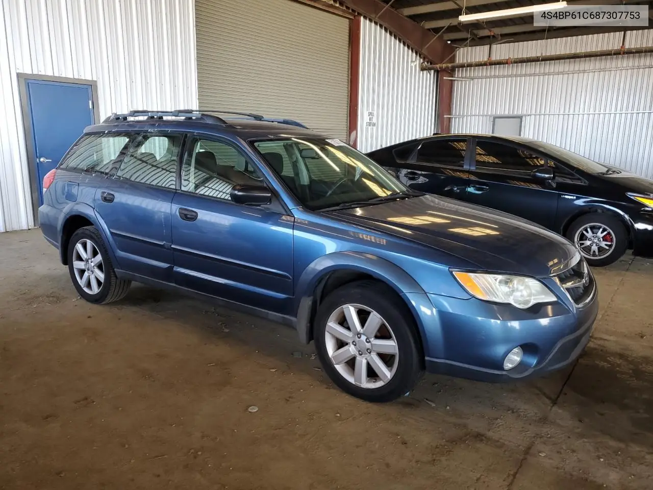 2008 Subaru Outback 2.5I VIN: 4S4BP61C687307753 Lot: 51367385