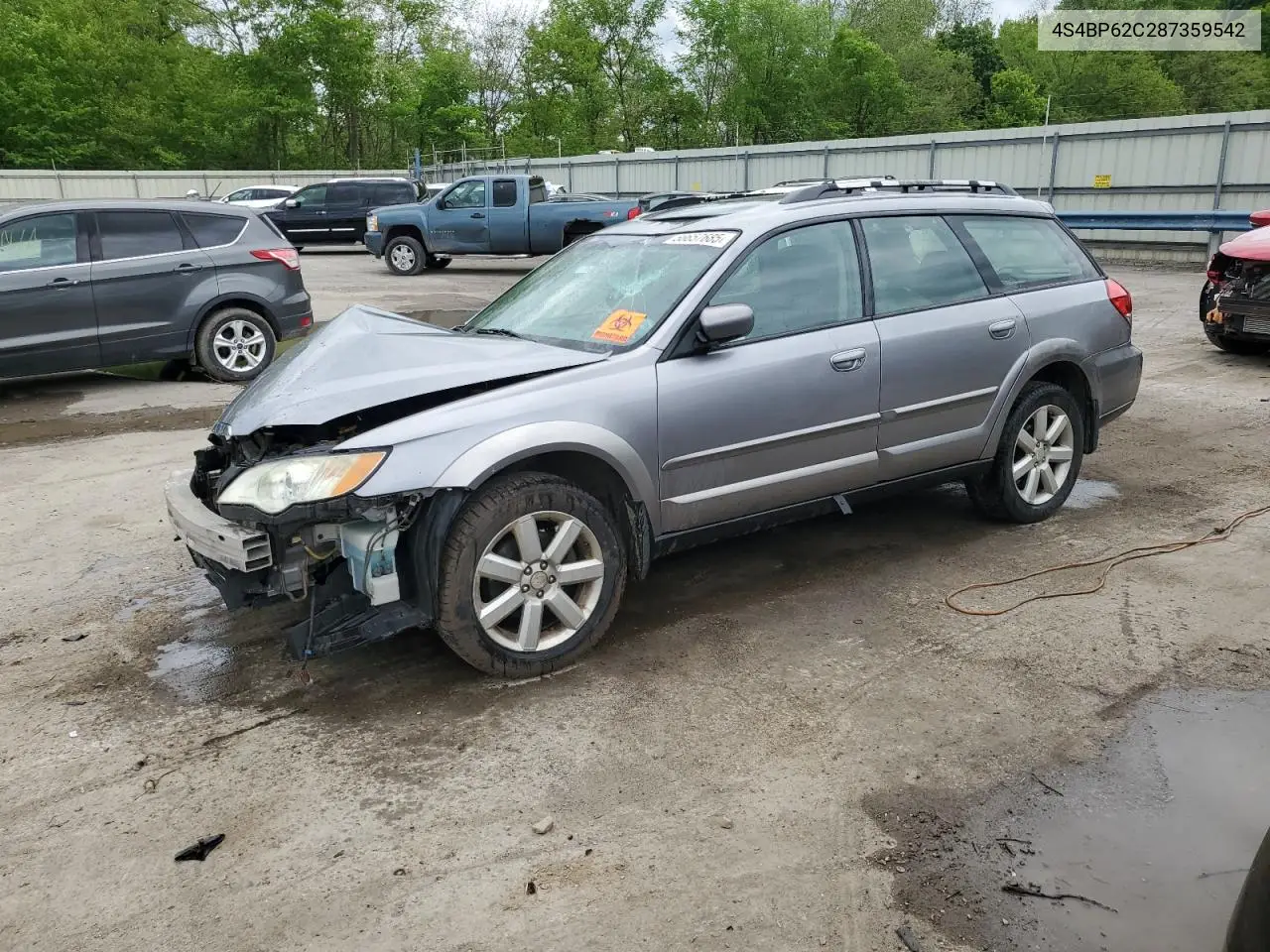 2008 Subaru Outback 2.5I Limited VIN: 4S4BP62C287359542 Lot: 56657685