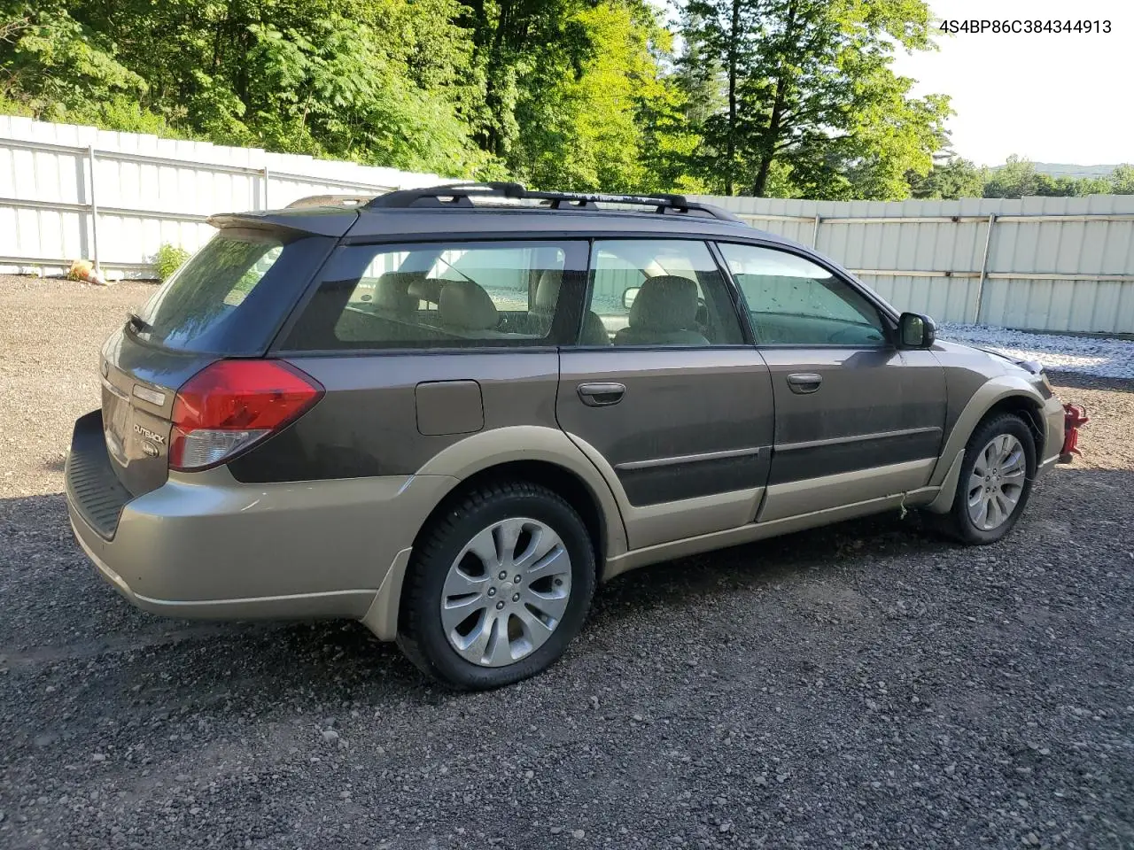 2008 Subaru Outback 3.0R Ll Bean VIN: 4S4BP86C384344913 Lot: 61330355