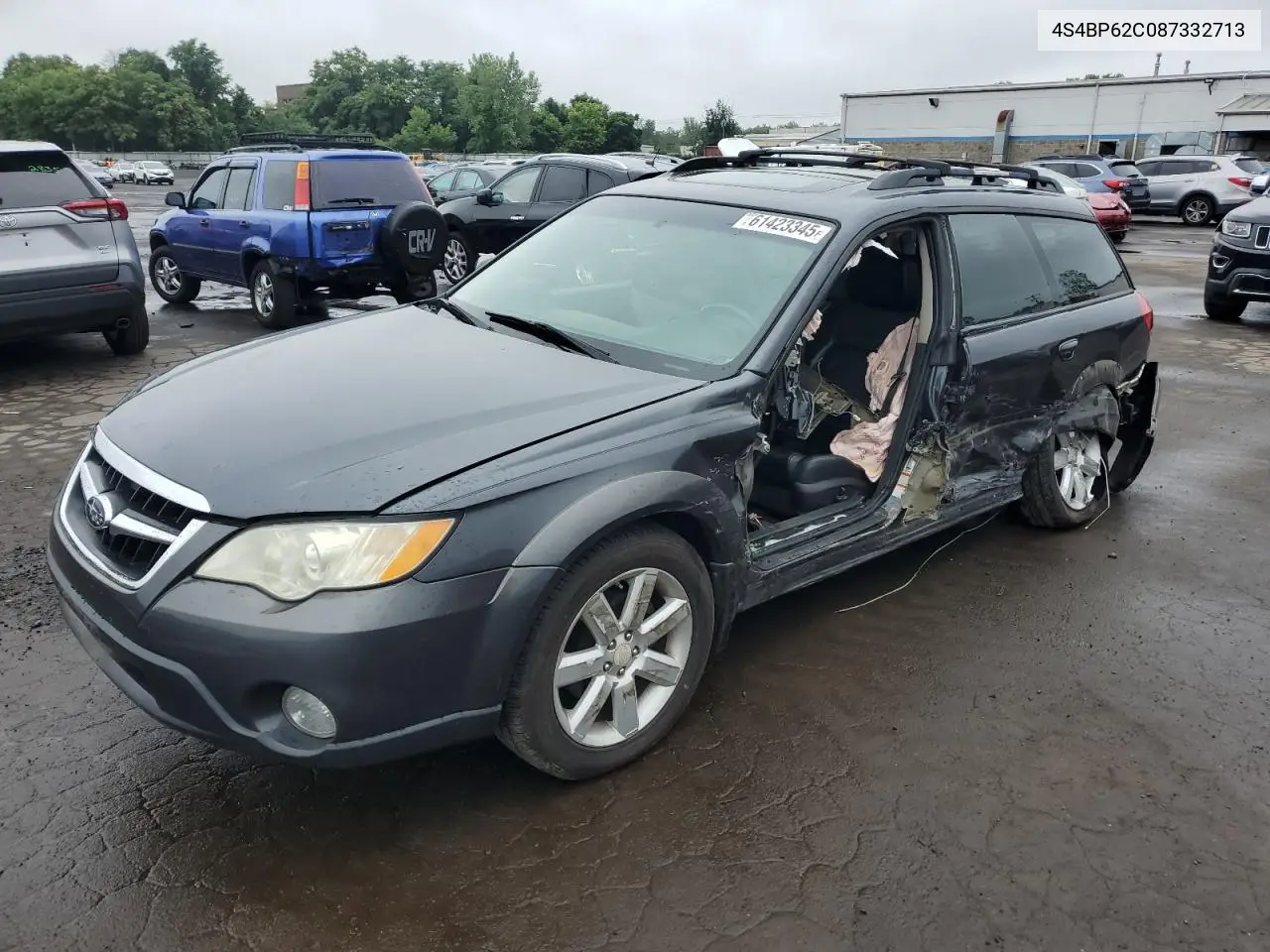 2008 Subaru Outback 2.5I Limited VIN: 4S4BP62C087332713 Lot: 61423345