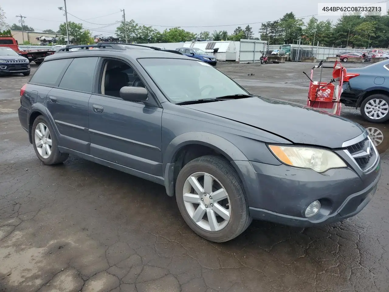 2008 Subaru Outback 2.5I Limited VIN: 4S4BP62C087332713 Lot: 61423345