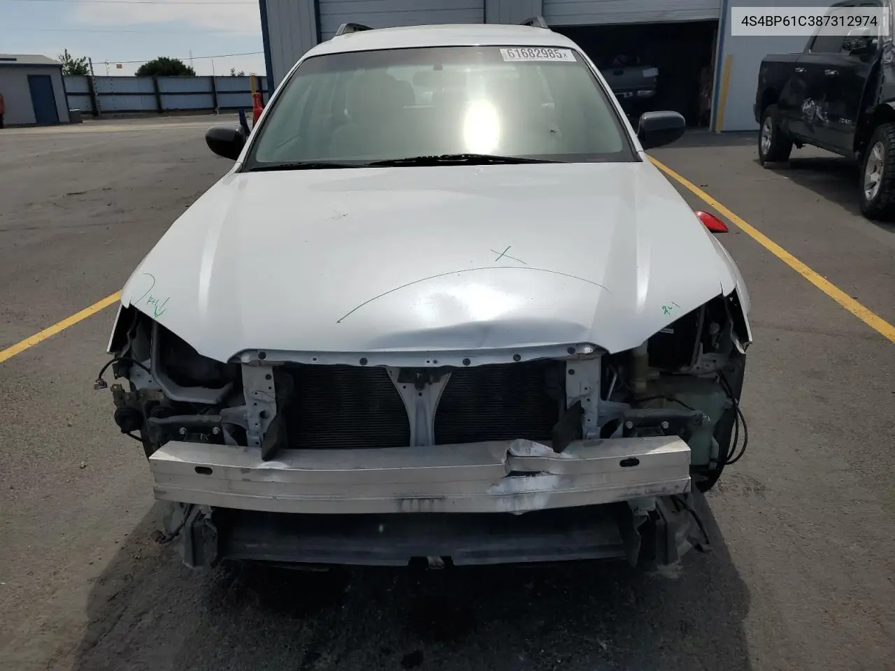 2008 Subaru Outback 2.5I VIN: 4S4BP61C387312974 Lot: 61682985