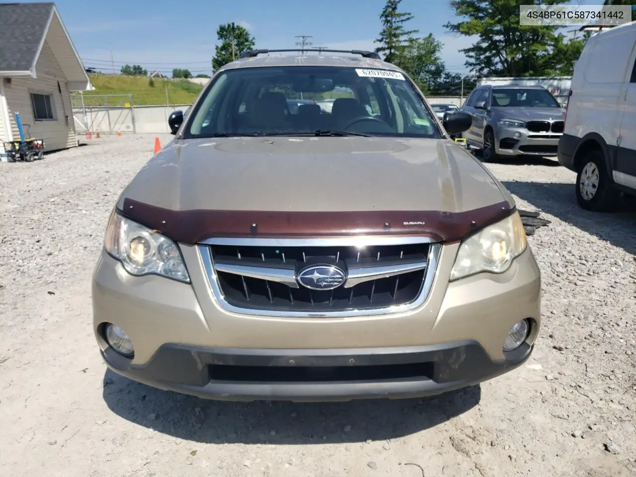 2008 Subaru Outback 2.5I VIN: 4S4BP61C587341442 Lot: 62070945