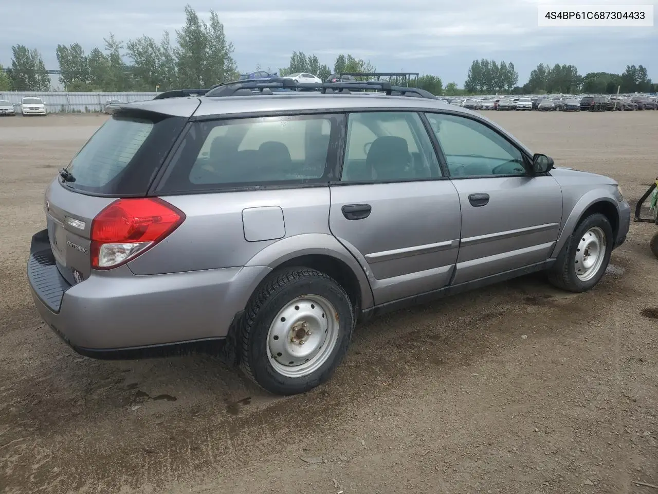2008 Subaru Outback 2.5I VIN: 4S4BP61C687304433 Lot: 62116305