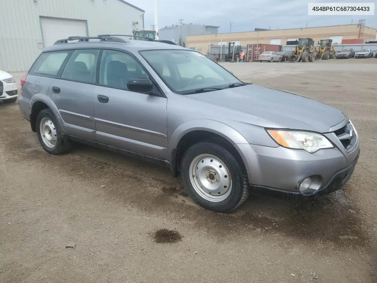2008 Subaru Outback 2.5I VIN: 4S4BP61C687304433 Lot: 62116305