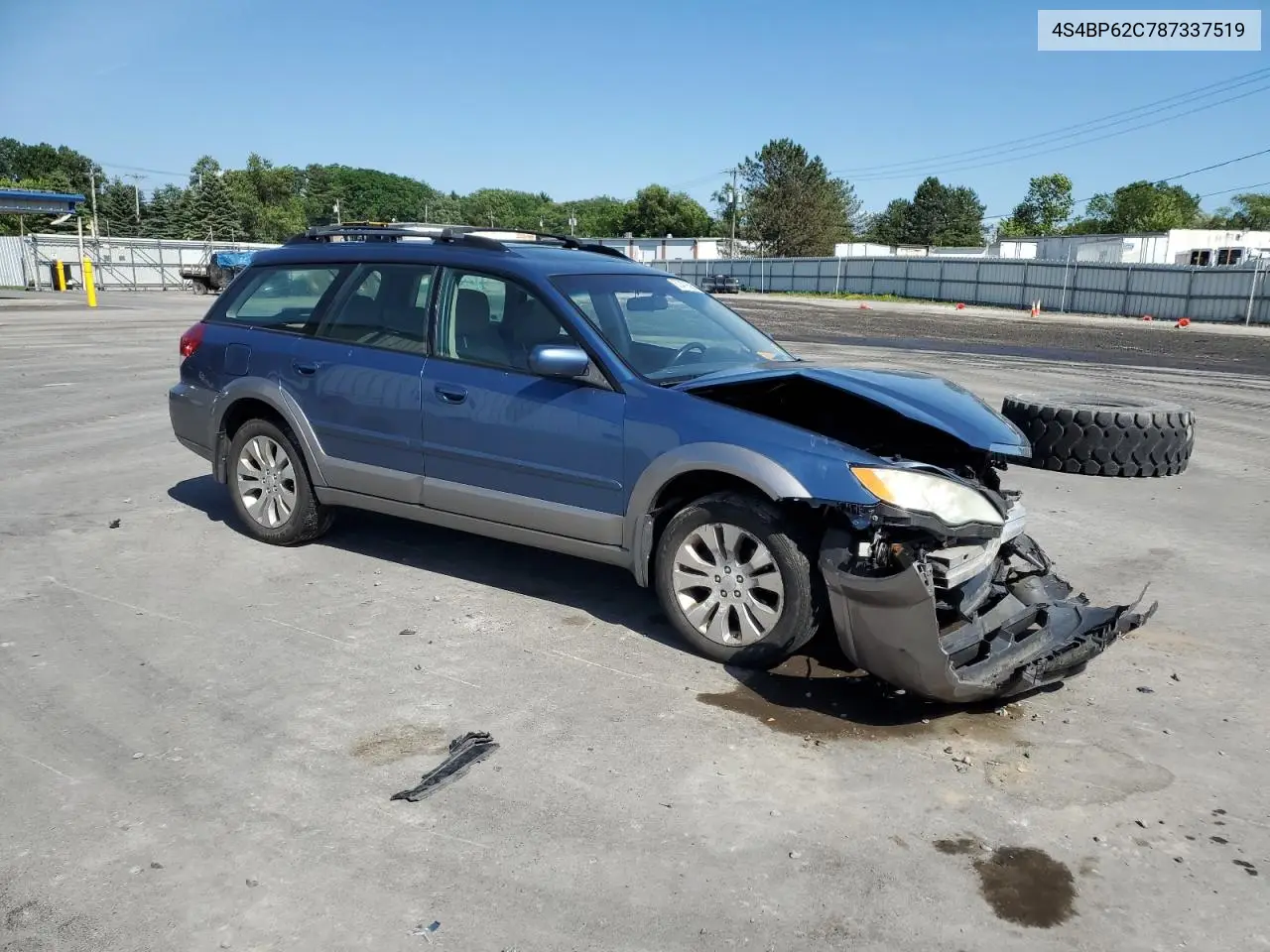 2008 Subaru Outback 2.5I Limited VIN: 4S4BP62C787337519 Lot: 62472625