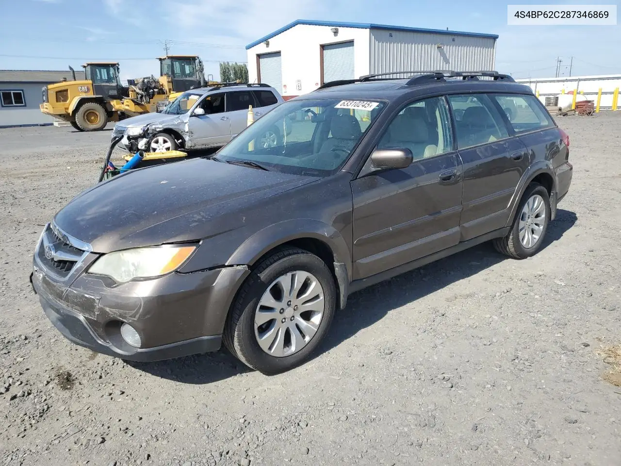 2008 Subaru Outback 2.5I Limited VIN: 4S4BP62C287346869 Lot: 63310245