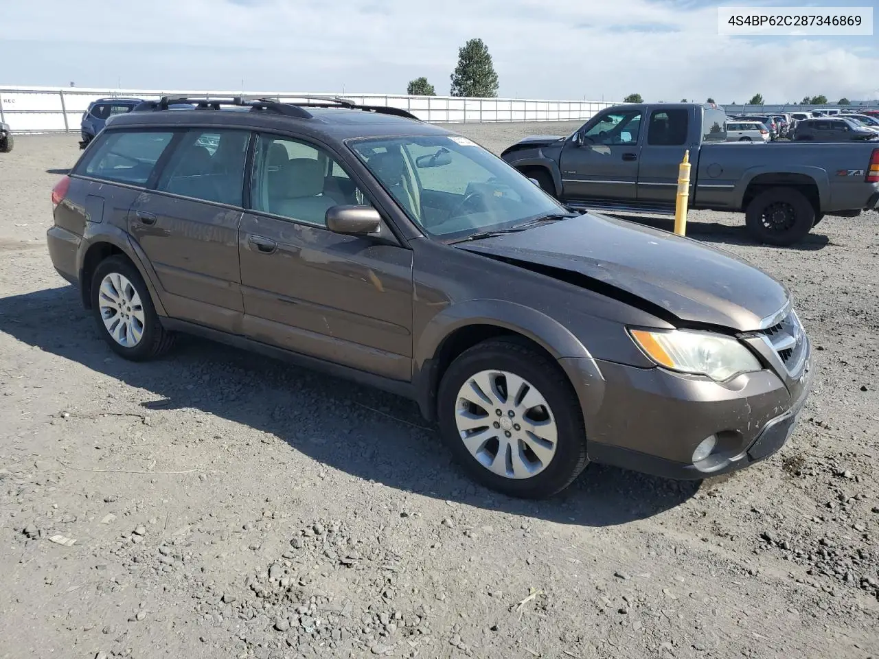 2008 Subaru Outback 2.5I Limited VIN: 4S4BP62C287346869 Lot: 63310245
