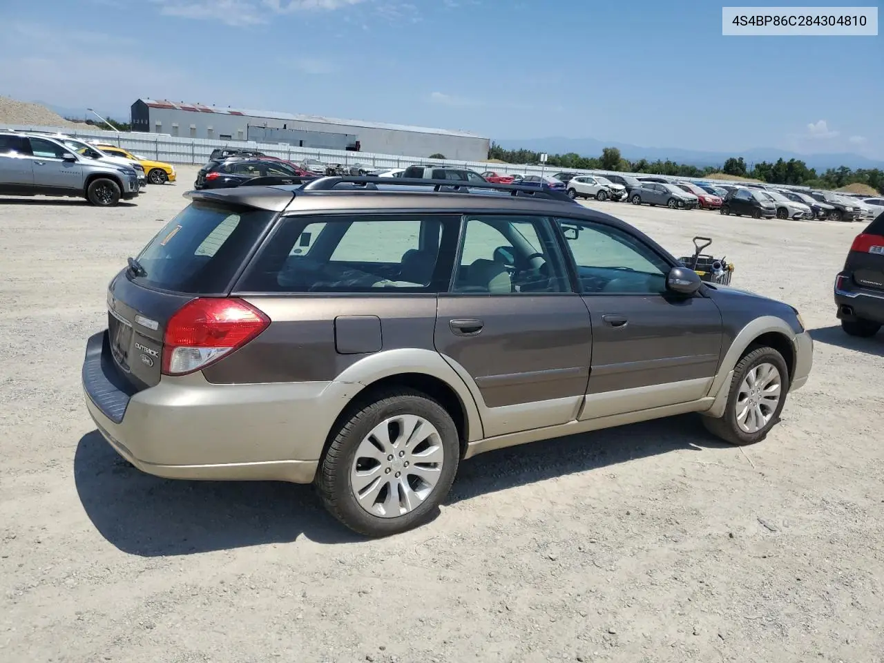2008 Subaru Outback 3.0R Ll Bean VIN: 4S4BP86C284304810 Lot: 63413115