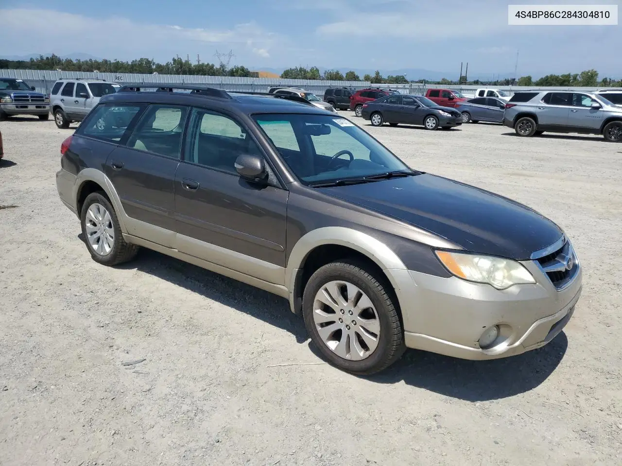 2008 Subaru Outback 3.0R Ll Bean VIN: 4S4BP86C284304810 Lot: 63413115