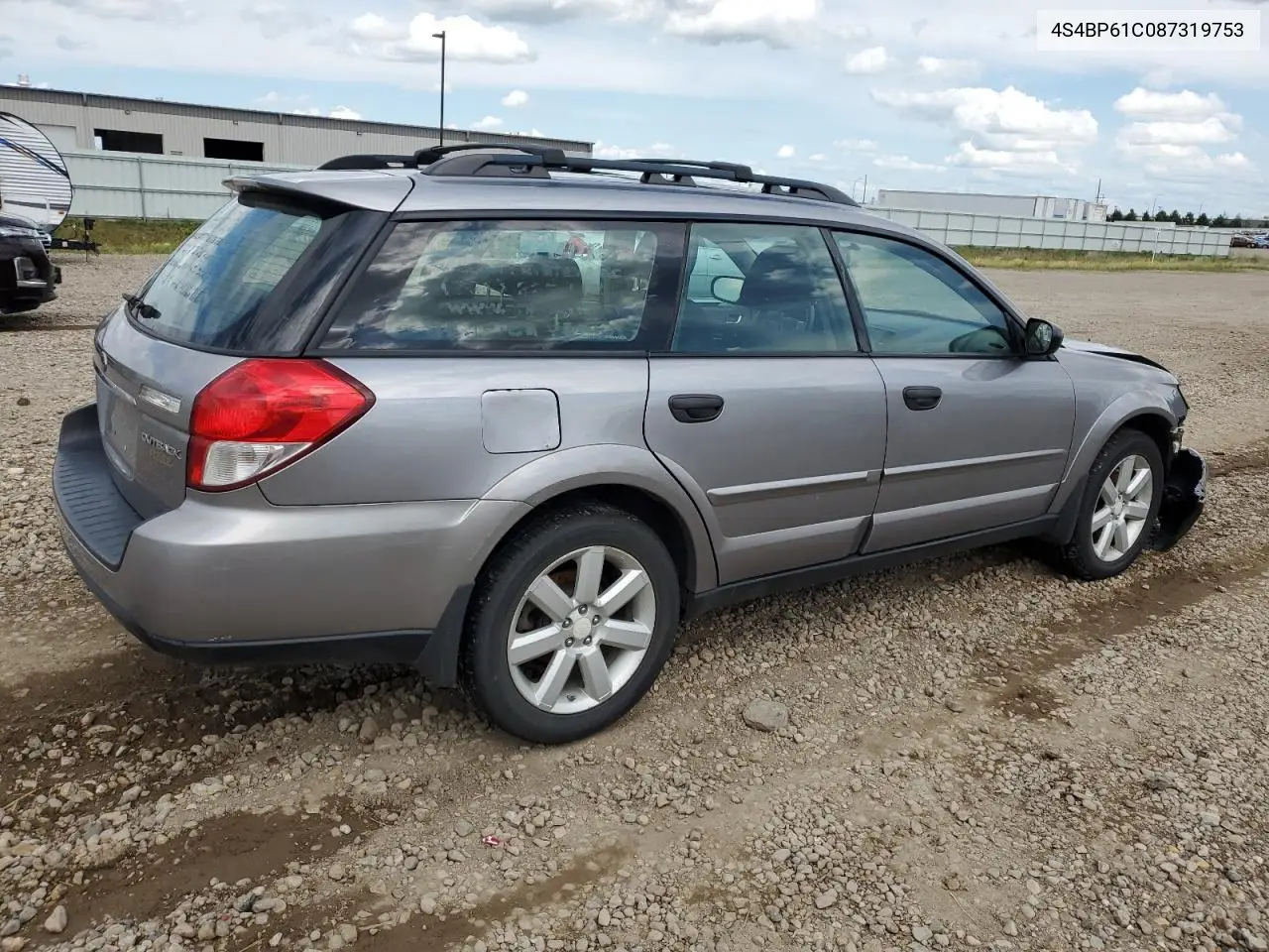 2008 Subaru Outback 2.5I VIN: 4S4BP61C087319753 Lot: 64668235