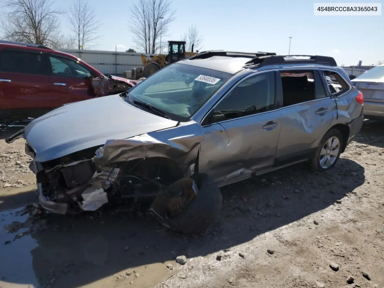 2010 Subaru Outback 2.5I Premium VIN: 4S4BRCCC8A3365043 Lot: 53848535