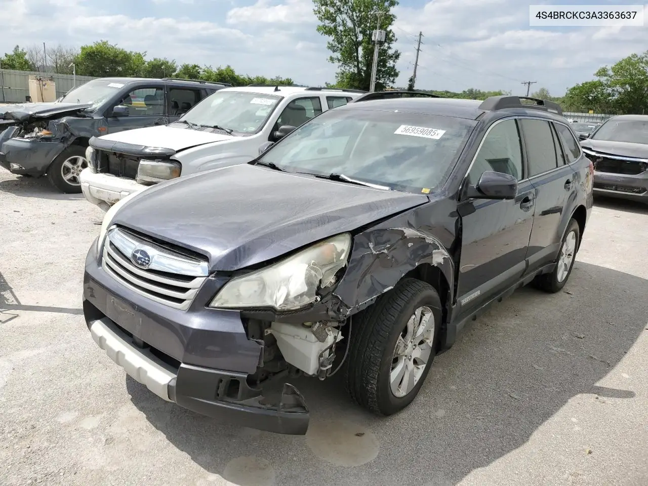 2010 Subaru Outback 2.5I Limited VIN: 4S4BRCKC3A3363637 Lot: 56959085