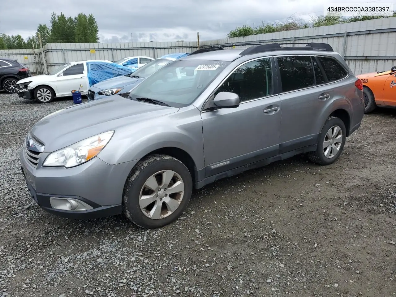 2010 Subaru Outback 2.5I Premium VIN: 4S4BRCCC0A3385397 Lot: 56975485