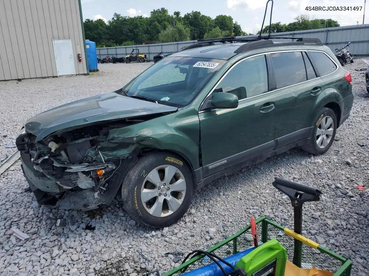 2010 Subaru Outback 2.5I Limited VIN: 4S4BRCJC0A3341497 Lot: 62547835