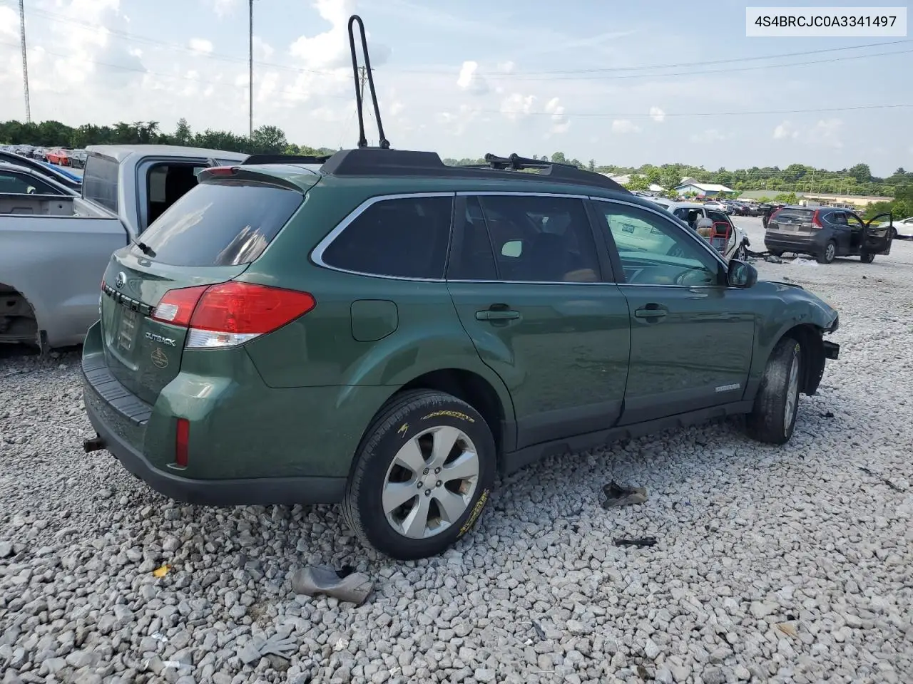 2010 Subaru Outback 2.5I Limited VIN: 4S4BRCJC0A3341497 Lot: 62547835