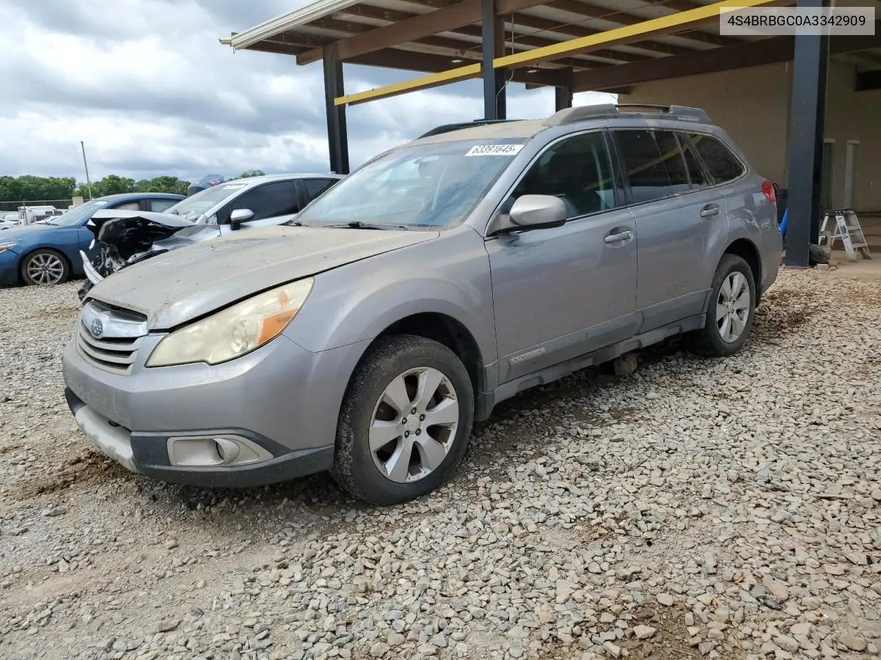 4S4BRBGC0A3342909 2010 Subaru Outback 2.5I Premium