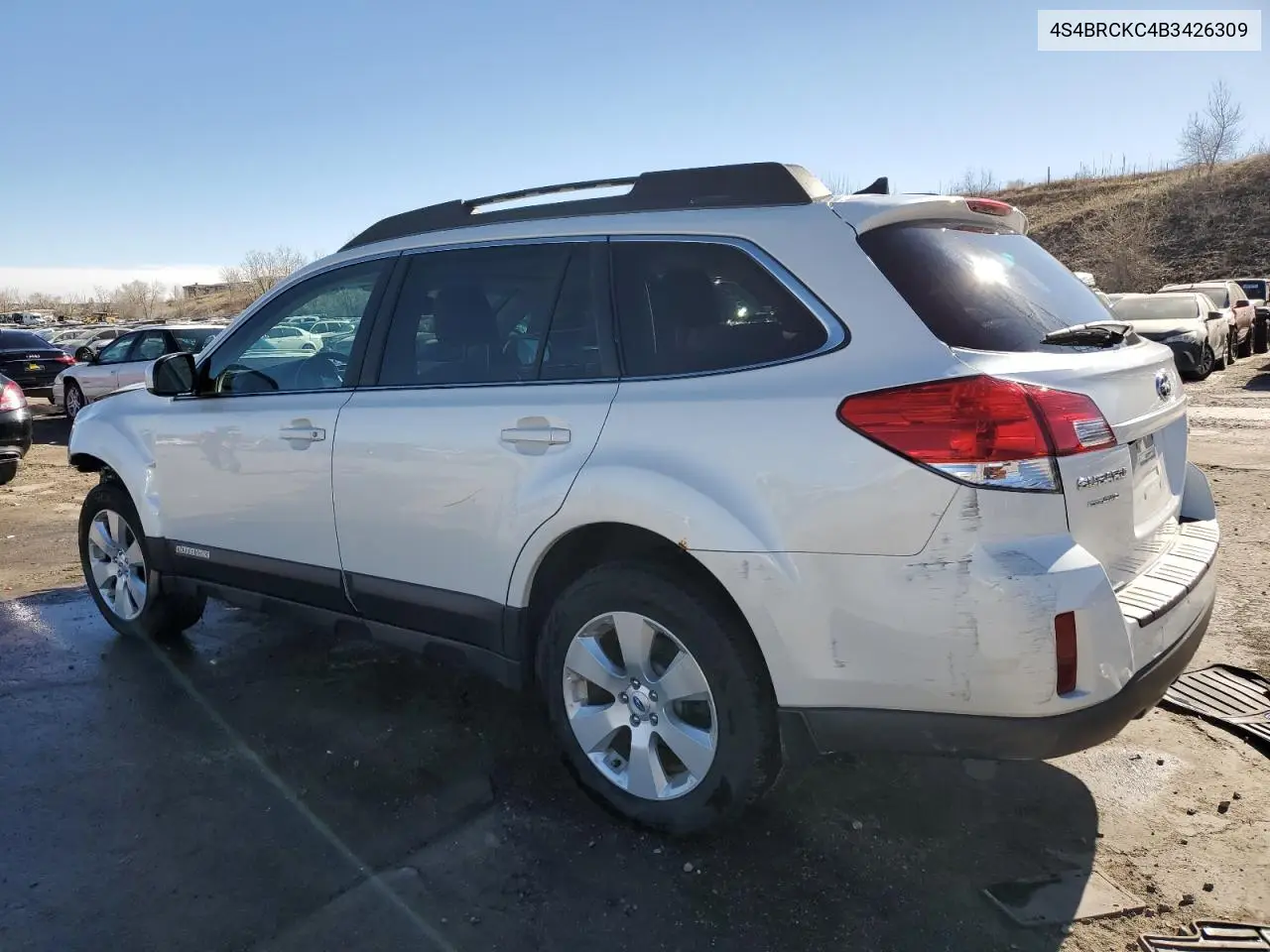 2011 Subaru Outback 2.5I Limited VIN: 4S4BRCKC4B3426309 Lot: 46944145