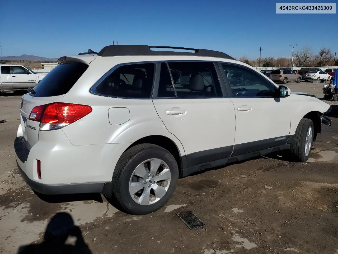 2011 Subaru Outback 2.5I Limited VIN: 4S4BRCKC4B3426309 Lot: 46944145
