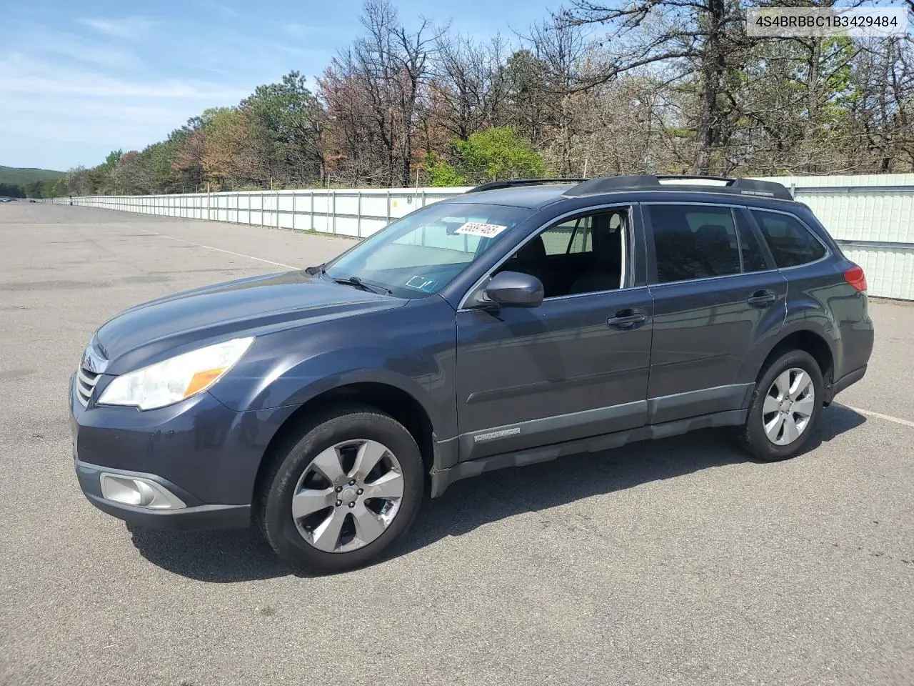 2011 Subaru Outback 2.5I Premium VIN: 4S4BRBBC1B3429484 Lot: 55897465