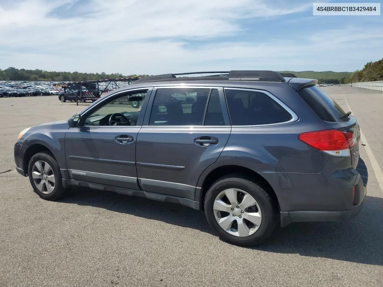 2011 Subaru Outback 2.5I Premium VIN: 4S4BRBBC1B3429484 Lot: 55897465