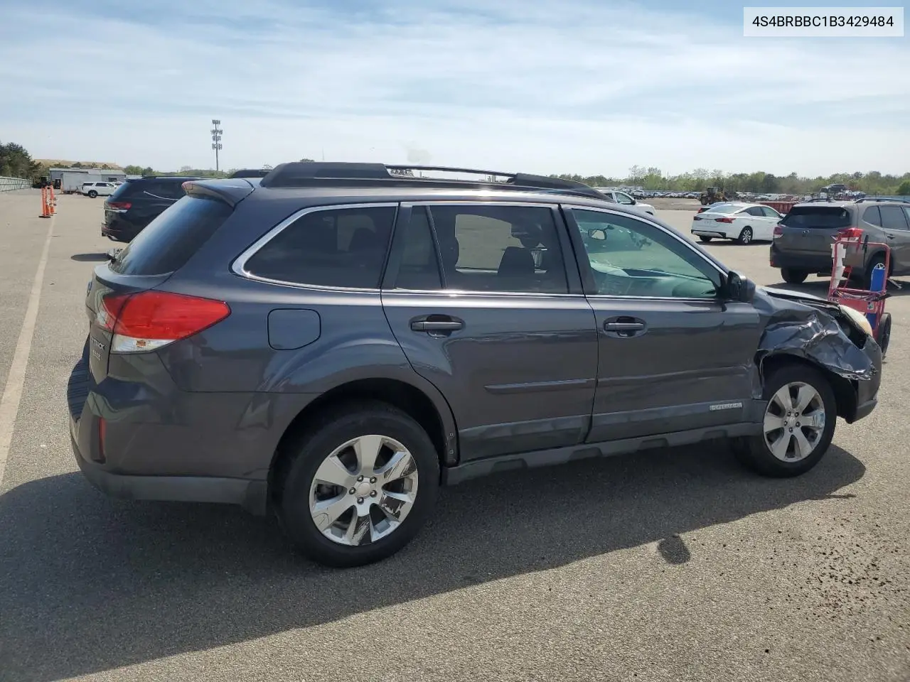 2011 Subaru Outback 2.5I Premium VIN: 4S4BRBBC1B3429484 Lot: 55897465