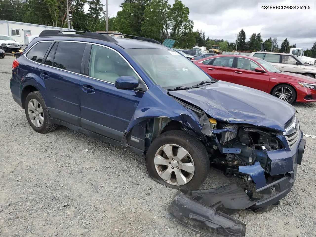 2011 Subaru Outback 2.5I Premium VIN: 4S4BRBCC9B3426265 Lot: 56029015