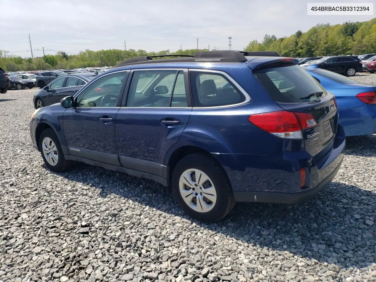 2011 Subaru Outback 2.5I VIN: 4S4BRBAC5B3312394 Lot: 56474155