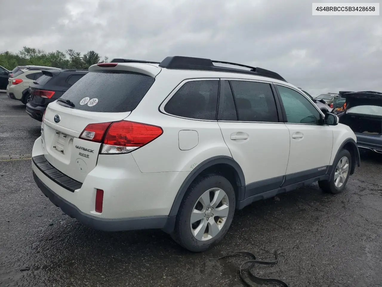 2011 Subaru Outback 2.5I Premium VIN: 4S4BRBCC5B3428658 Lot: 56618895