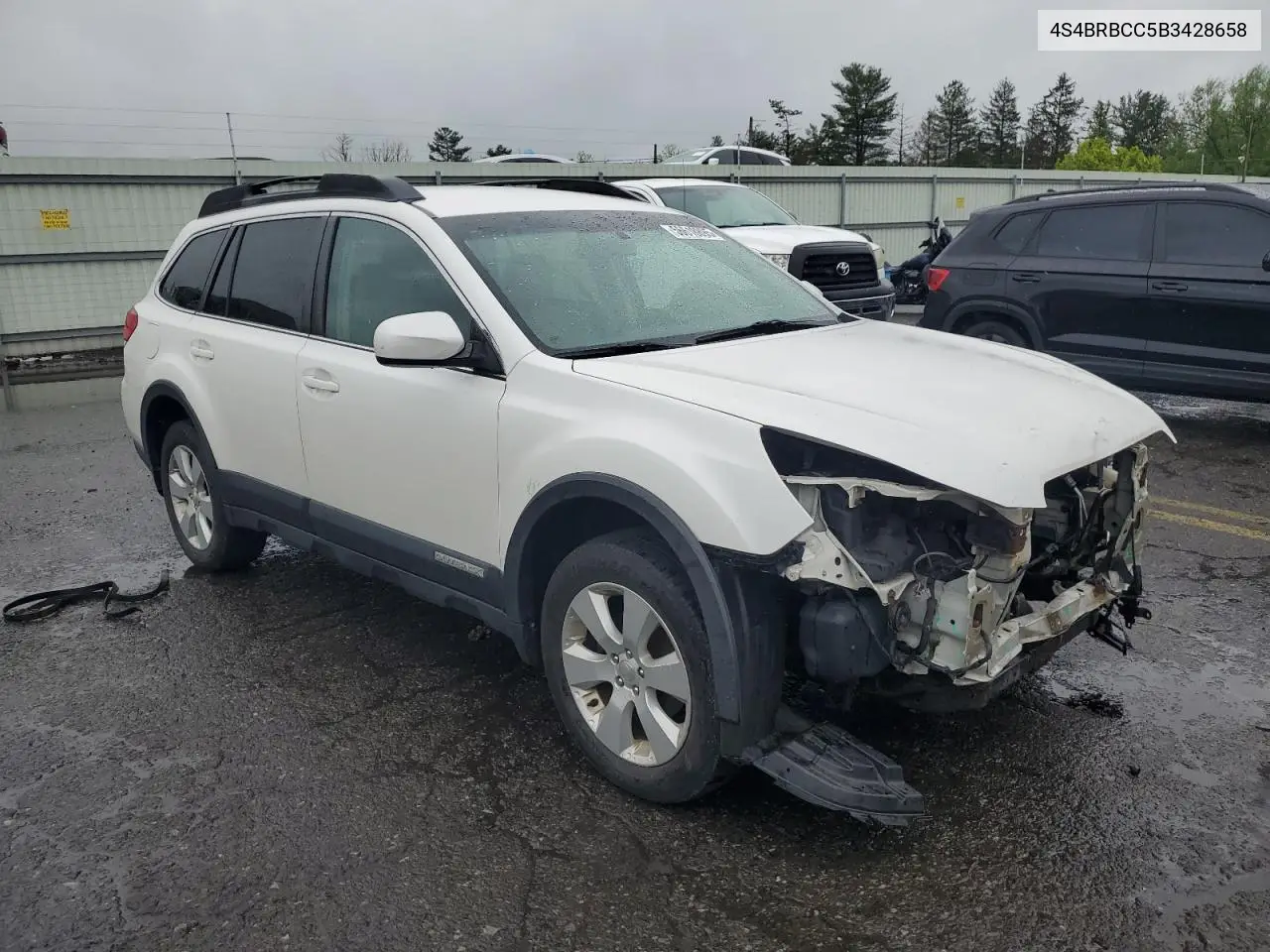 2011 Subaru Outback 2.5I Premium VIN: 4S4BRBCC5B3428658 Lot: 56618895