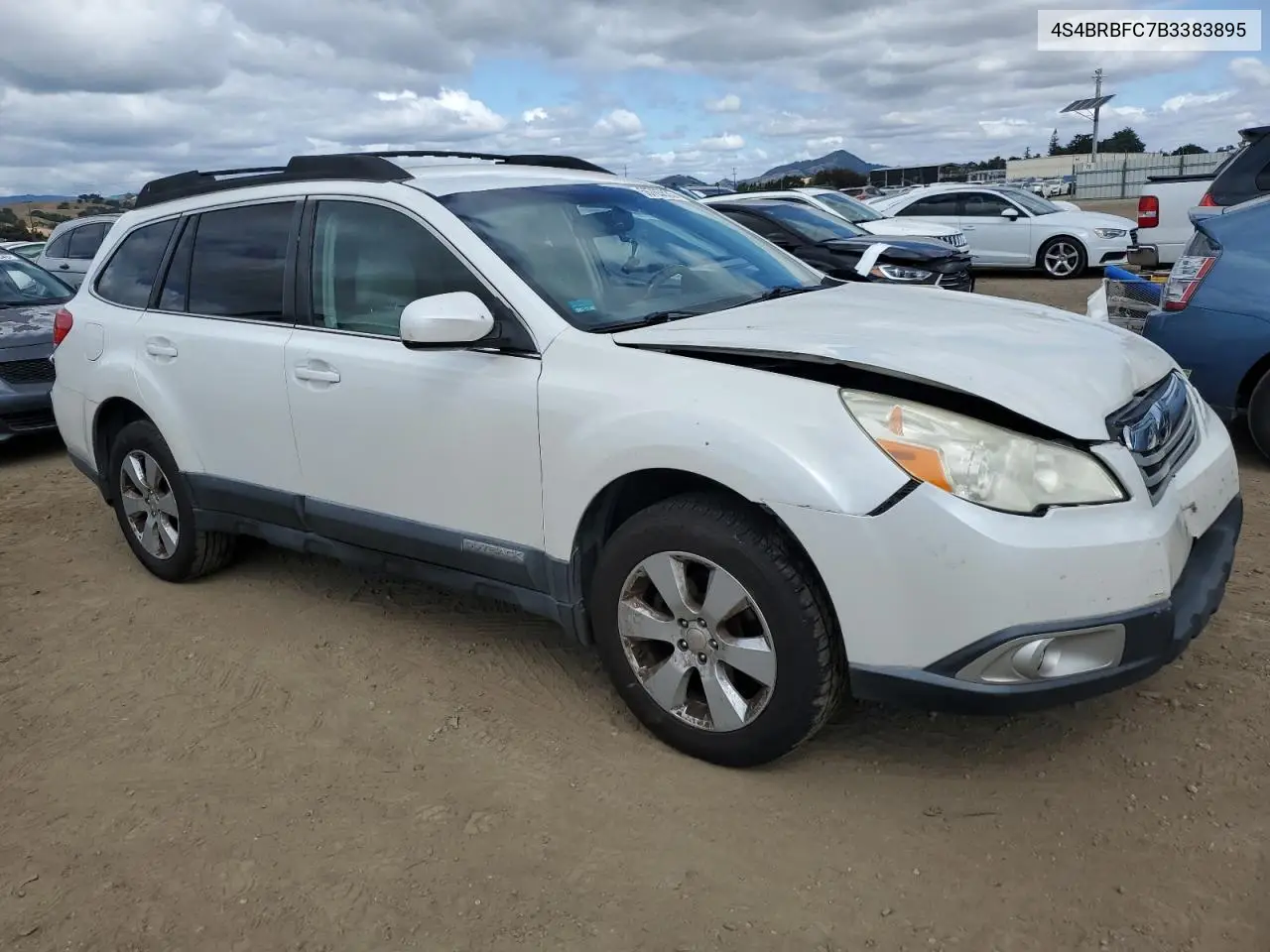 2011 Subaru Outback 2.5I Premium VIN: 4S4BRBFC7B3383895 Lot: 56765535