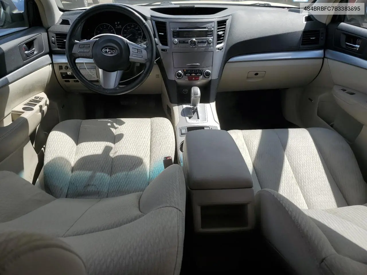 2011 Subaru Outback 2.5I Premium VIN: 4S4BRBFC7B3383895 Lot: 56765535