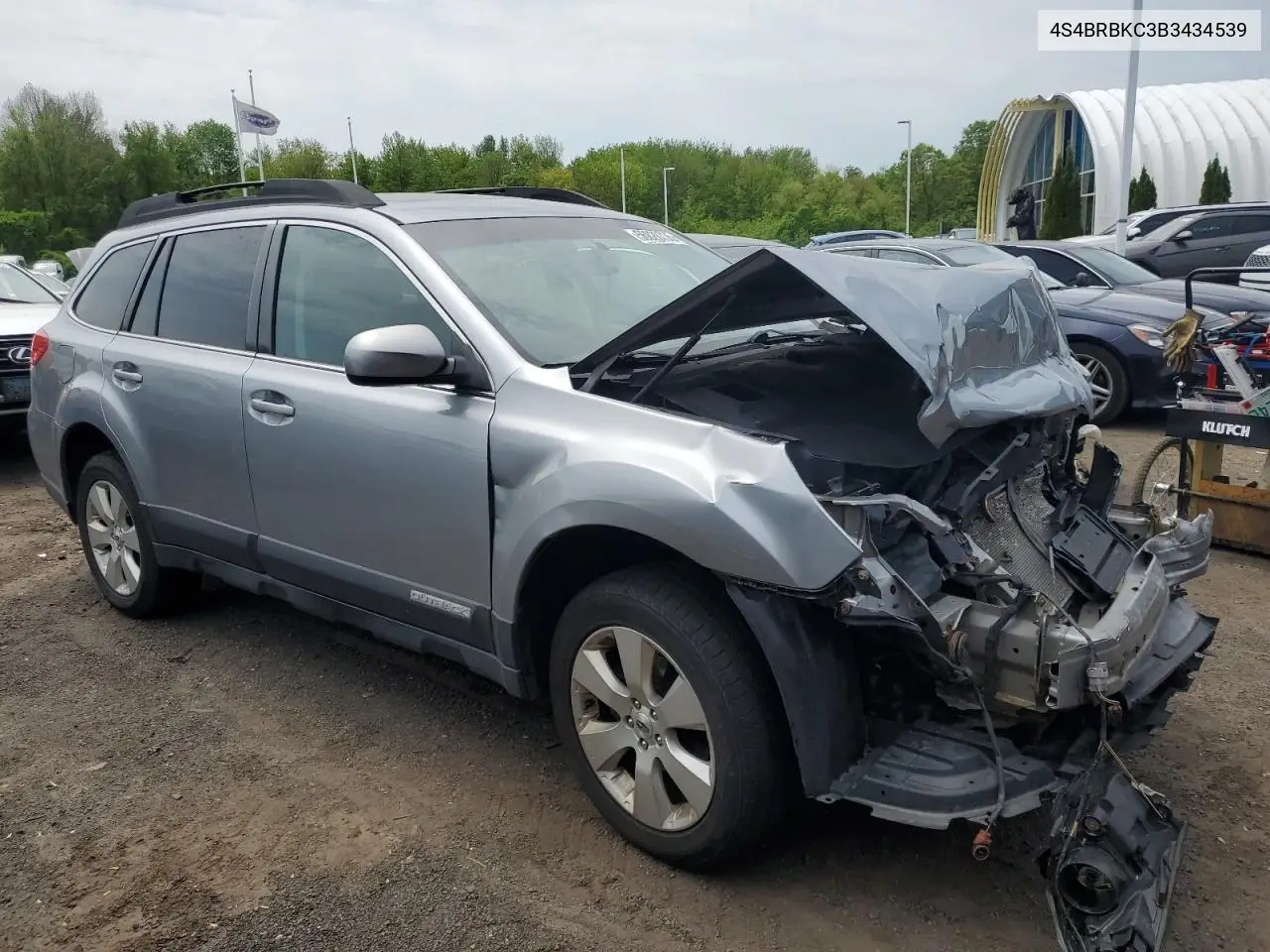 2011 Subaru Outback 2.5I Limited VIN: 4S4BRBKC3B3434539 Lot: 56828735