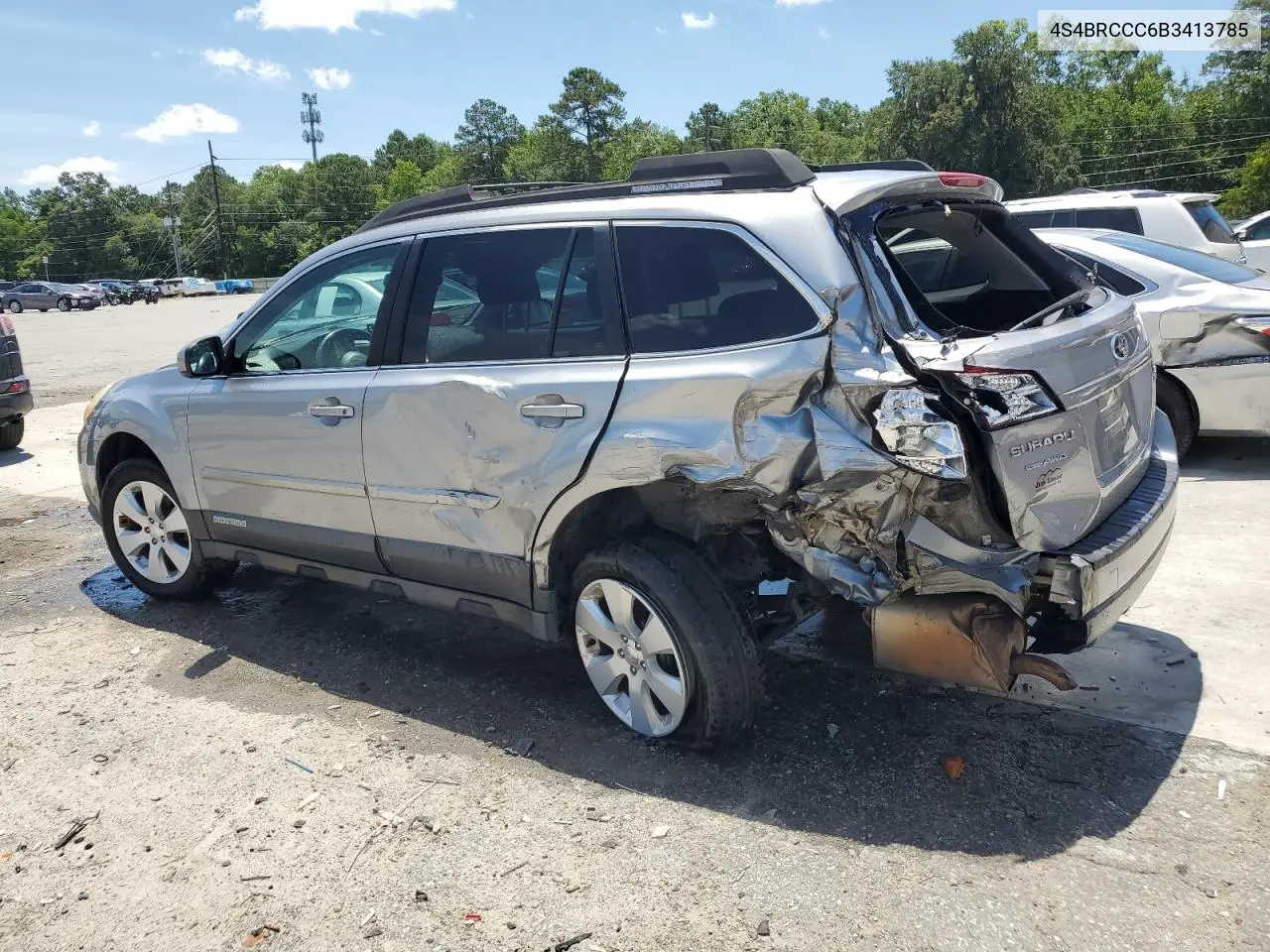 2011 Subaru Outback 2.5I Premium VIN: 4S4BRCCC6B3413785 Lot: 58769535