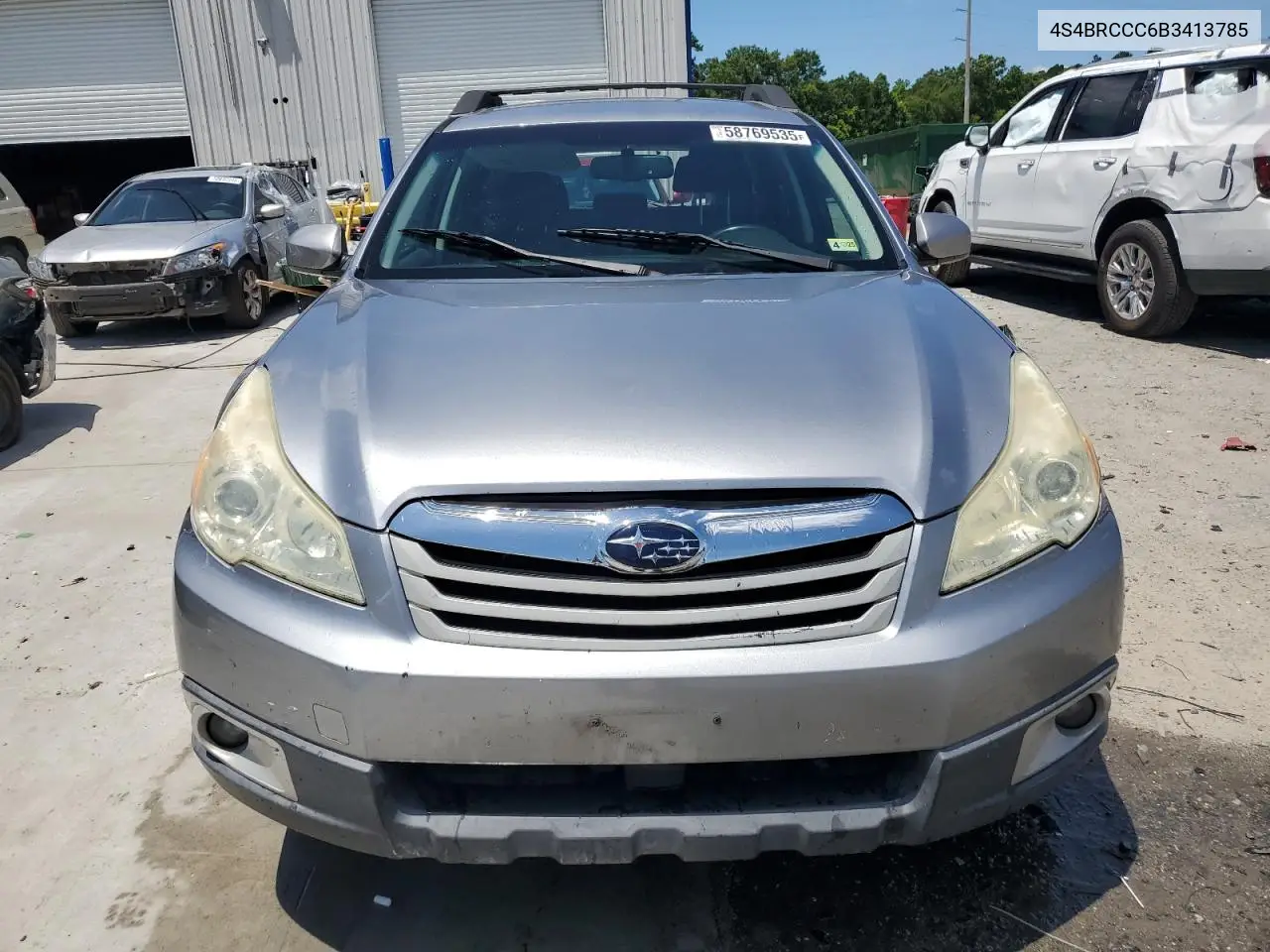 2011 Subaru Outback 2.5I Premium VIN: 4S4BRCCC6B3413785 Lot: 58769535