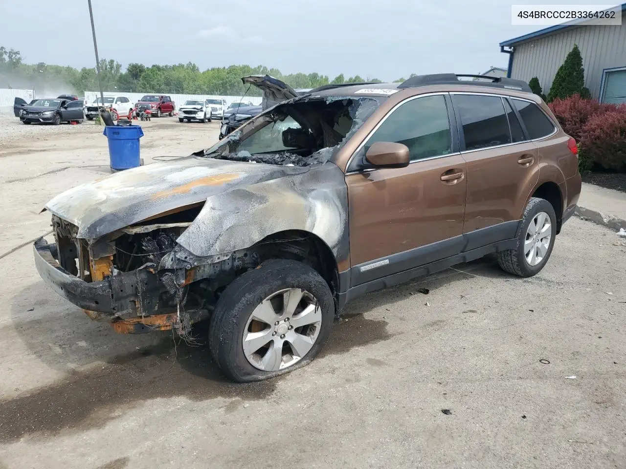 2011 Subaru Outback 2.5I Premium VIN: 4S4BRCCC2B3364262 Lot: 59927145