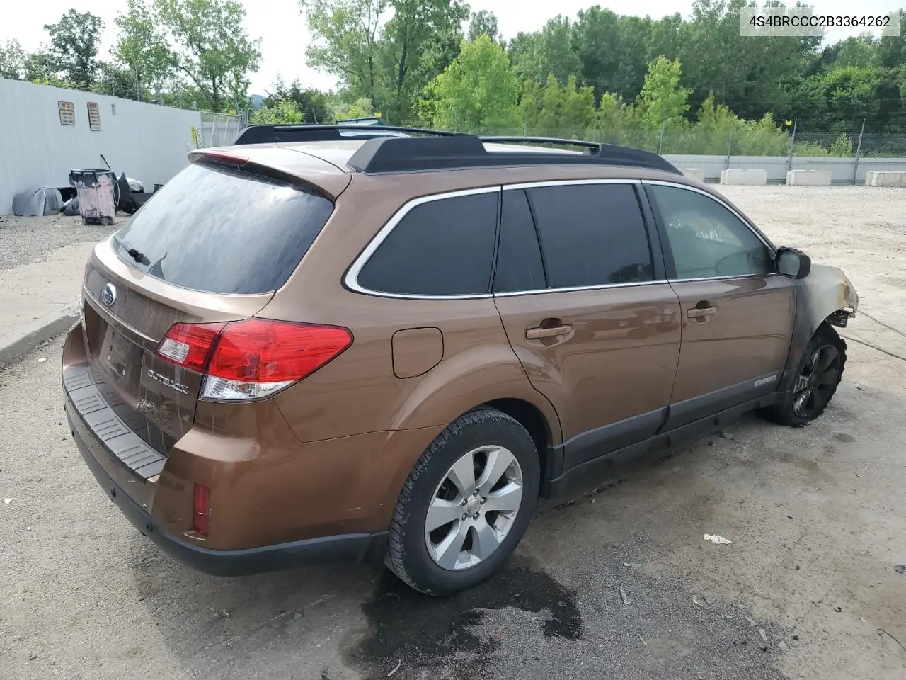 2011 Subaru Outback 2.5I Premium VIN: 4S4BRCCC2B3364262 Lot: 59927145
