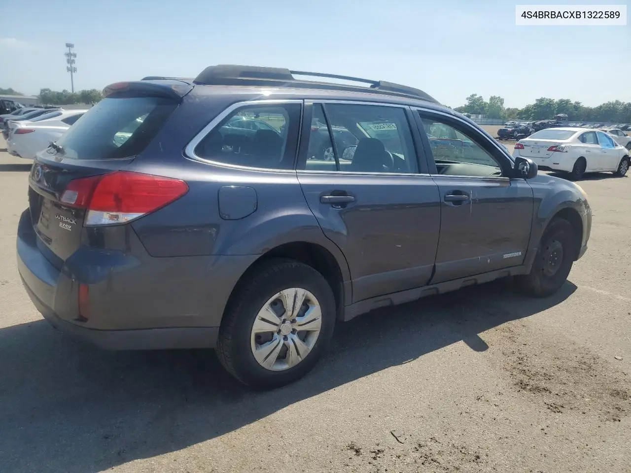 2011 Subaru Outback 2.5I VIN: 4S4BRBACXB1322589 Lot: 61974555